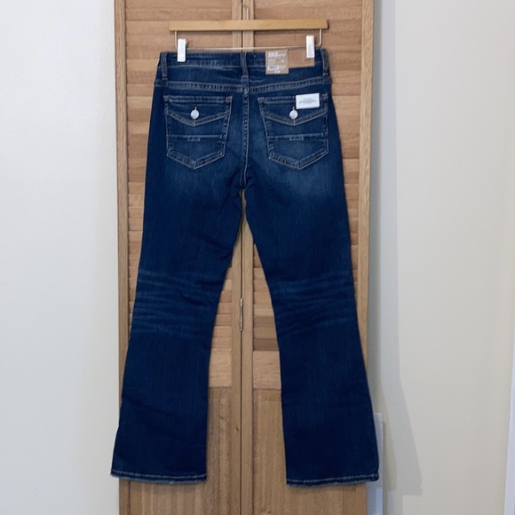 NWT BKE Stella blue jeans size 29S 29 short high stretch Midrise bootcut - Picture 12 of 14